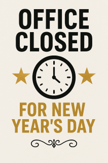 Office Closed for Christmas